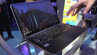 Dell XPS 13 Ultrabook HandsOn at CES 2012 [upl. by Ahsatak114]