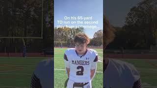 Greely football senior Andrew Padgett postgame reaction after victory over Mt Ararat [upl. by Yhtak524]