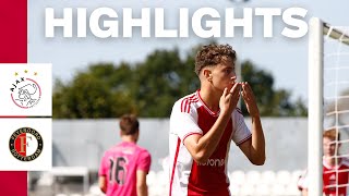 Great match for the spectator ❌❌❌  Highlights Ajax O17  Feyenoord O17 [upl. by Gnivri638]