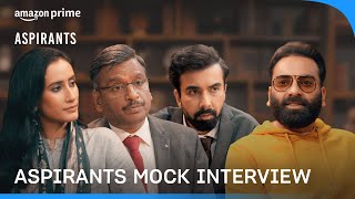 Aspirants and PleaseSitDown mock interview with AnubhavSinghBassi  Prime Video India [upl. by Vernita]