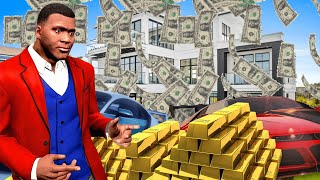 Stealing the Most Expensive Car in GTA V  Franklin  Hundi [upl. by Hanonew391]