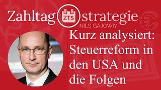 Kurz analysiert Steuerreform in den USA und die Folgen [upl. by Erlin824]