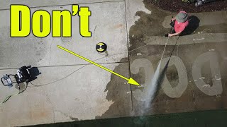 Pressure Washing Concrete Driveways [upl. by Mcmurry]