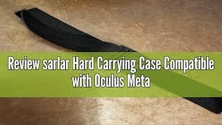 Review sarlar Hard Carrying Case Compatible with Oculus Meta Meta Quest 3SQuest 3Quest 2 Carbon F [upl. by Einhpets]