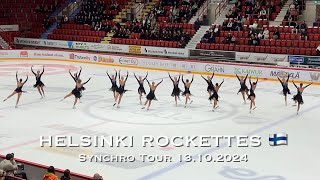 Helsinki Rockettes  Short Program 202425 Synchro Tour 13102024  Synchronized skating [upl. by Millur986]