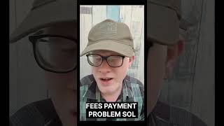 SOL fees Payment Problem is a long history 😢 dusol  du sol payment problem [upl. by Teodor]