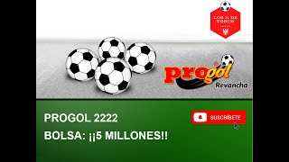 Análisis Progol 2222 5 MILLONES [upl. by Stillmann]