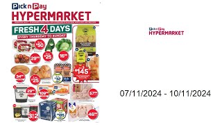 Pick n Pay specials ZA  07112024  10112024 [upl. by Nahtnanhoj381]