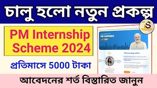 How to apply for pm internship scheme 2024 Bengali [upl. by Kyriako]