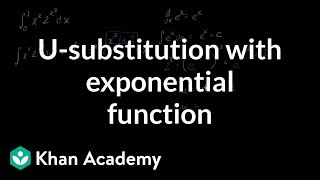 substitution definite integral of exponential function  AP Calculus AB  Khan Academy [upl. by Armitage254]