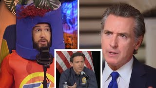 Gross Gavin amp Based Ron DUKE IT OUT Over Illegals  Louder With Crowder [upl. by Rogovy11]