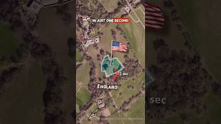 The Secret US Land in England 🔥shorts maps usa england exclave jfk history geography map [upl. by Onaicul]