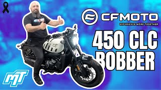 NUEVA CFMOTO 450 CLC BOBBER  Una moto CLASICA pero con TECNOLOGIA [upl. by Clea]