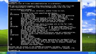 DOS Commands basic [upl. by Sulrac]