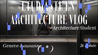 Vlog 1ere semaine en architecture 2e année [upl. by Olbap]