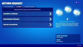 HOW TO GET MORE REFUNDS IN FORTNITE CHAPTER 2 SEASON 8 REFUND TICKET TUTORIAL [upl. by Tocci]