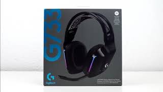 Logitech G733 GamingHeadset Review  Testaufnahme [upl. by Ylrebnik]