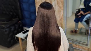 Smoothening vs Keratin Hair Treatment  All About Straight Smooth Shiny Frizz Free Hair shorts [upl. by Delahk]