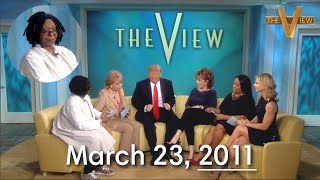 Whoopi Goldberg Sets The Record Straight On Trumps Claims About View Appearances  The View [upl. by Akinot]