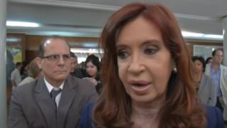 Entrevista a Cristina Kirchner sobre Fidel Castro en la Embajada de Cuba [upl. by Ranger]