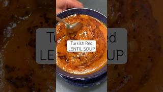 Turkish Red Lentil Soup Recipe Lentil Soup in 30Minutes shorts [upl. by Burch]