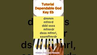 Dependable God Piano tutorialSofa Notes Christian Worship key Eb sofanotes [upl. by Eedebez369]