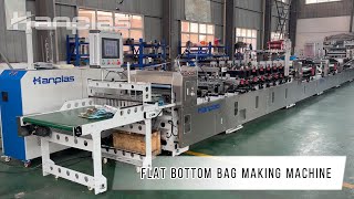 HPFEP Hanplas Zipper Bag Flat Bottom Pouch Bag Making Machine [upl. by Theron576]