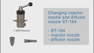 RM  Suttner Changing injector nozzle and diffusor nozzle ST164 [upl. by Notyalc]