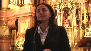 Myrna Nazzour  mistyczka i stygmatyczka  przesłanie Maryi Matki Bożej dla Polski  Gostyń 2014 [upl. by Aleekat]