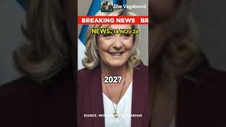 Marine Le Pen Faces Jail Time and Ban in EU Embezzlement Trial news shorts ytshort [upl. by Yatnuahc]