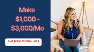 GMR Transcription Review 2023 Make 1000  3000Month GMR Transcription Jobs [upl. by Aynav]