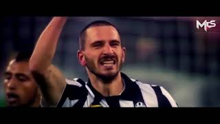 Giorgio Chiellini and Leonardo Bonucci Italian Wall 2015 HD [upl. by Onirefez]