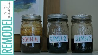 Easy DIY Wood Stains from Household Items [upl. by Ahsuoj]