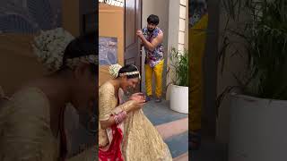 Bhagya Laxmi  Rishi amp Laxmi Offscreen Masti bhagyalakshmi fun shorts ytshorts rishmi [upl. by Yeliak]