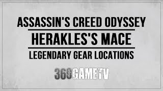 Assassins Creed Odyssey Legendary Chest Locations  Herakless Mace  Legendary Gear  Weapons [upl. by Wisnicki720]