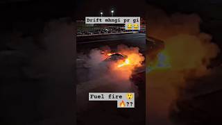 Drift Car Catches Fire During Race 🔥😲shortsdrift [upl. by Philo]