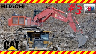 Lady Operator HITACHI EX12006 amp CAT 775G im Steinbruch  Limestone Quarry Germany 2021 3 [upl. by Yelsehc860]