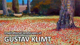 Sensual landscape paintings of Gustav Klimt [upl. by Klingel]