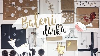 Balení dárků  Inspirace  VÁNOČNÍ EDICE [upl. by Yenar]