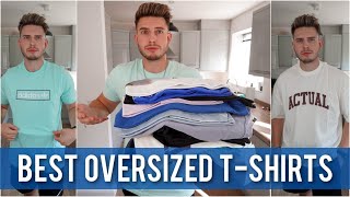 HUGE OVERSIZED TSHIRTS TRYON HAUL  Best Oversized TShirts For Men 2021 [upl. by Kraus]