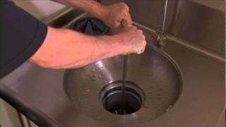 Insinkerator Commercial Garbage Disposer Operation [upl. by Clarie]