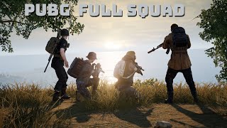 Lets get that WIN with a FULL SQUAD  PUBG [upl. by Hahsi699]