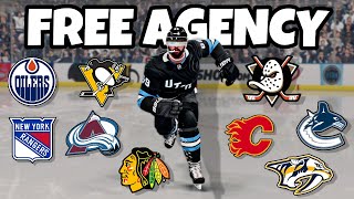 FREE AGENCY  NHL 25 Be A Pro [upl. by Ahsetel]