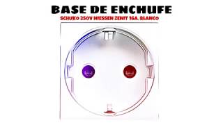 Base de enchufe schuko 250V Niessen Zenit 16 A Blanco distribuido por CABLEPELADO ® [upl. by Enaid]