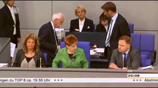 Bundestag Sitzungsabbruch am Abend [upl. by Misa]