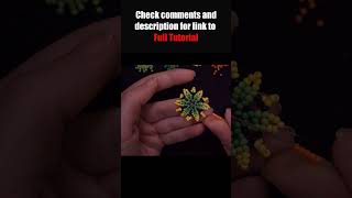 Large Huichol Earrings  Tutorial seedbeadsearrings diy huichol [upl. by Nnairb515]