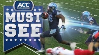 UNCs Gio Bernard UNREAL GameWinning Punt Return for TD  ACC Must See Moment [upl. by Auqinimod]