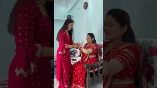 Choti or meri rakhi Special 🧿 apke yaha bhene apni bhen ko rakhi bandhti hai ShubhaAbhayShorts [upl. by Akitan796]