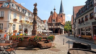 4K Day 1 Michelstadt Germany Medieval Village Alps road trip [upl. by Roede]