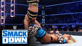 Bianca Belair vs Carmella SmackDown Aug 20 2021 [upl. by Lleinad]